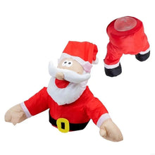 Crashing Santa/Reindeer Animated Funny Christmas Window Decorations
