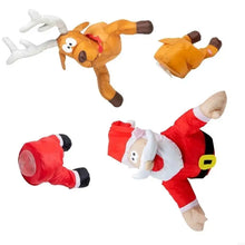 Crashing Santa/Reindeer Animated Funny Christmas Window Decorations