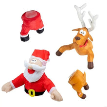 Crashing Santa/Reindeer Animated Funny Christmas Window Decorations