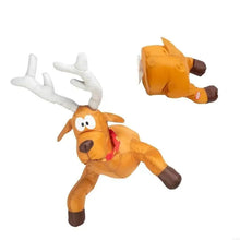 Crashing Santa/Reindeer Animated Funny Christmas Window Decorations