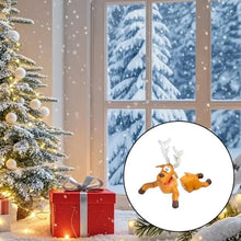 Crashing Santa/Reindeer Animated Funny Christmas Window Decorations