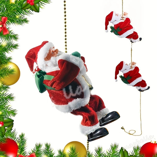 Climbing Santa funny Christmas Decoration